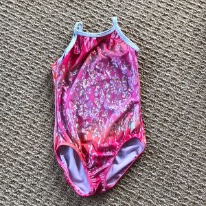 Snowflake gymnastics leotard size CL